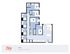 Modern 4-bedroom apartment floor plan at Oliv Tampa, featuring 1418 sq ft of living space with private bathrooms, open kitchen, and cozy living area.