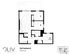 Modern floor plan for Oliv Tucson's 3x2 Terrace A, featuring 3 bedrooms and open living space, spanning 935 sq ft.