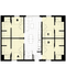 Modern floor plan featuring four spacious bedrooms, a central open living area, and a well-equipped kitchen for convenience.