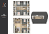 Charming 6x6 Cottage A floor plan with 5 bedrooms, an expansive living area, and a modern kitchen, covering 2598 sq ft.