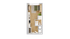 Chic studio apartment floor plan with open layout, featuring a cozy bedroom nook, modern kitchen, and elegant bathroom.