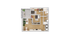 Modern 3D floor plan showcasing 2 bedrooms, open living area, stylish kitchen, and private balcony space.