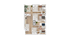 Modern 3D floor plan showcasing 4 bedrooms, spacious open-concept living area, and elegant kitchen.