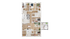 Elegant floor plan showcasing a spacious 3-bedroom layout with open-concept living and dining areas, modern kitchen, and lush balcony space.