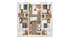 Modern 3-bedroom floor plan featuring open-concept living area, stylish kitchen, and elegant design elements.