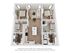 Modern 3D floor plan featuring 2 bedrooms, an inviting open-concept living area, and a sleek kitchen with island counter.
