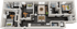 Modern 3D floor plan showcasing three bedrooms, open living and dining area, sleek kitchen, and two stylish bathrooms.