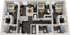 Contemporary floor plan showcasing 3 bedrooms, open-concept living area, modern kitchen, and two sleek bathrooms.