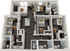 Elegant 3D floor plan showcasing 4 bedrooms, an inviting open kitchen with an island, and a cozy living area with natural lighting.