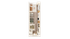 Chic apartment floor plan showcasing two cozy bedrooms, a modern bathroom, sleek kitchen, and an inviting living area.