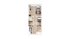 Modern 2D floor plan showcasing two cozy bedrooms, a sleek open-plan kitchen, and a welcoming living area with stylish furnishings.