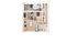 Elegant 3D floor plan showcasing two bedrooms, open living and dining area, modern kitchen, and luxurious patio with hot tub.