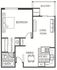 One Bedroom Aspire Floor Plan