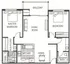 2 Bedroom 2 Bathroom Allure Floor Plan