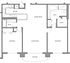 2 BR / 2 BA - 1,185 sq. ft.