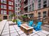Outdoor lounge area