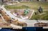 Aerial view of community park