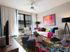 Our nice living room with windows and a ceiling fan. AMLI Dadeland