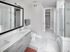 Large bathrooms with plentiful closet space