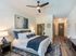 Large bedrooms with walk-in closets