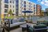 Lounge seating area next to the pool deck at AMLI Old 4th Ward