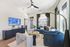 Living Room at AMLI Brookhaven