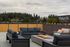 East Building rooftop firepit area
