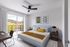 Spacious apartment bedroom