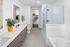 Bathroom and closet at AMLI Atlantic Station