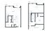 Luxurious duplex floor plan featuring one bedroom, open living space, modern kitchen, and private outdoor terrace.