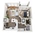 A3-Dabnube Carriage Home 1B/1B 705sf