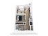 Chic 1-bedroom apartment floor plan with cozy living area, modern kitchen, and spacious bathroom.