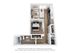 Chic apartment floor plan with cozy living room, modern kitchen, and comfortable bedroom with attached bath.
