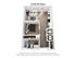 Modern 3D floor plan of a compact apartment featuring a cozy bedroom, an inviting living room, a sleek kitchen, and convenient washer/dryer area.