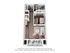 Modern 3D floor plan featuring a cozy bedroom, sleek kitchen, stylish living area, and a private balcony, designed for comfort and convenience.