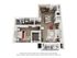 Chic 3D floor plan showcasing 1 bedroom, modern kitchen with island, elegant living area, and private balcony.