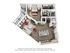 Modern 3D floor plan featuring a cozy bedroom, stylish living room, open kitchen, and a relaxing balcony. Includes washer and dryer setup for convenience.