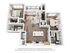 Modern 3D floor plan showcasing an open-concept living space with two cozy bedrooms, a sleek kitchen with island seating, and two stylish bathrooms. Includes natural light-filled living area and convenient in-unit laundry.