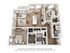 Contemporary 3D floor plan showcasing 2 bedrooms, open-concept living area with stylish kitchen, and two modern bathrooms.