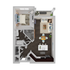Integra Myst - One-Bedroom Floorplan