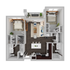 Integra Myst - Two-Bedroom Floorplan