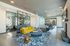 furnished leasing office with seating and table