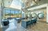 furnished clubroom with tables and chairs