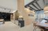 Overlooking the furnished clubroom