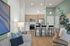 Furnished Kitchen and Living Room
