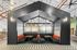 Furnished clubroom with booths