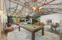 Pool table with chairs around