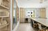 Clubroom with desk and chairs