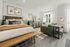 Furnished studio with living room and bedroom