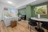 Furnished dining and living room
